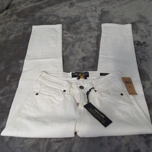Lucky Brand Sofia Capri Pants Size 25 NWT White